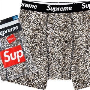 Supreme Hanes Leopard Print Boxer Brief 2 Pack 🐆 Supreme Hanes Leopard Print Boxer Brief 2 Pack 🐆
